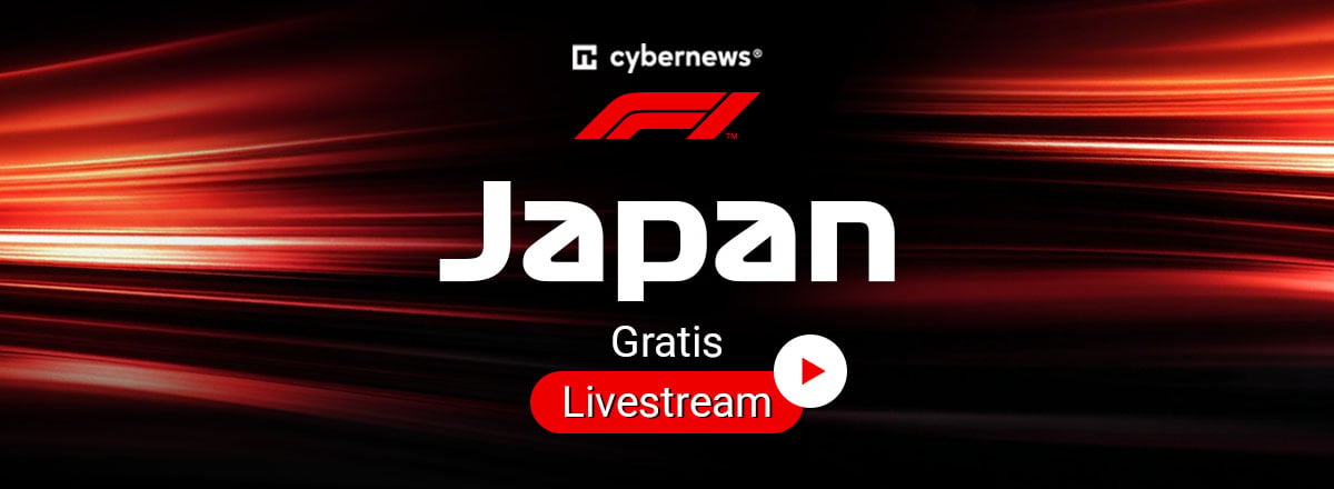 F1 Japan, F1-Logo, red-black background