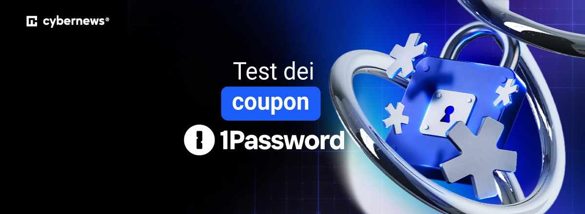Test dei coupon 1Password