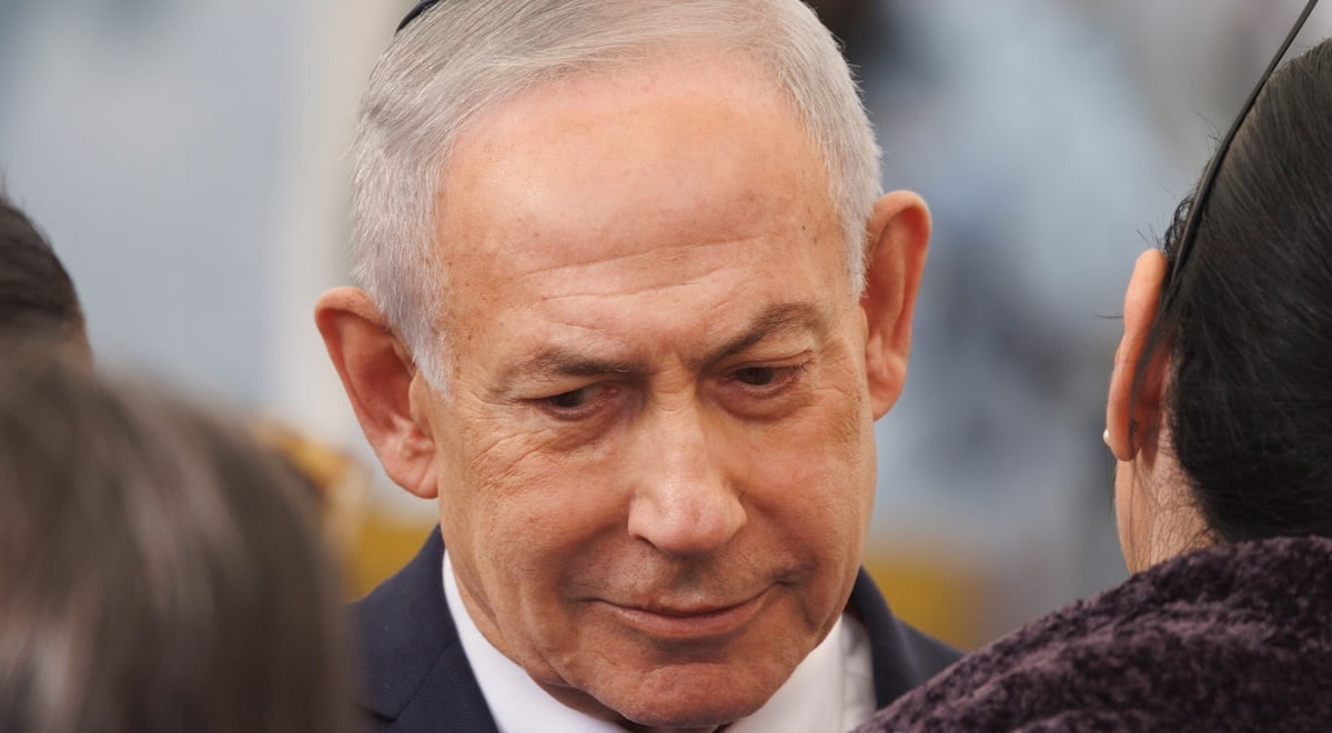 bejamin netanyahu close up