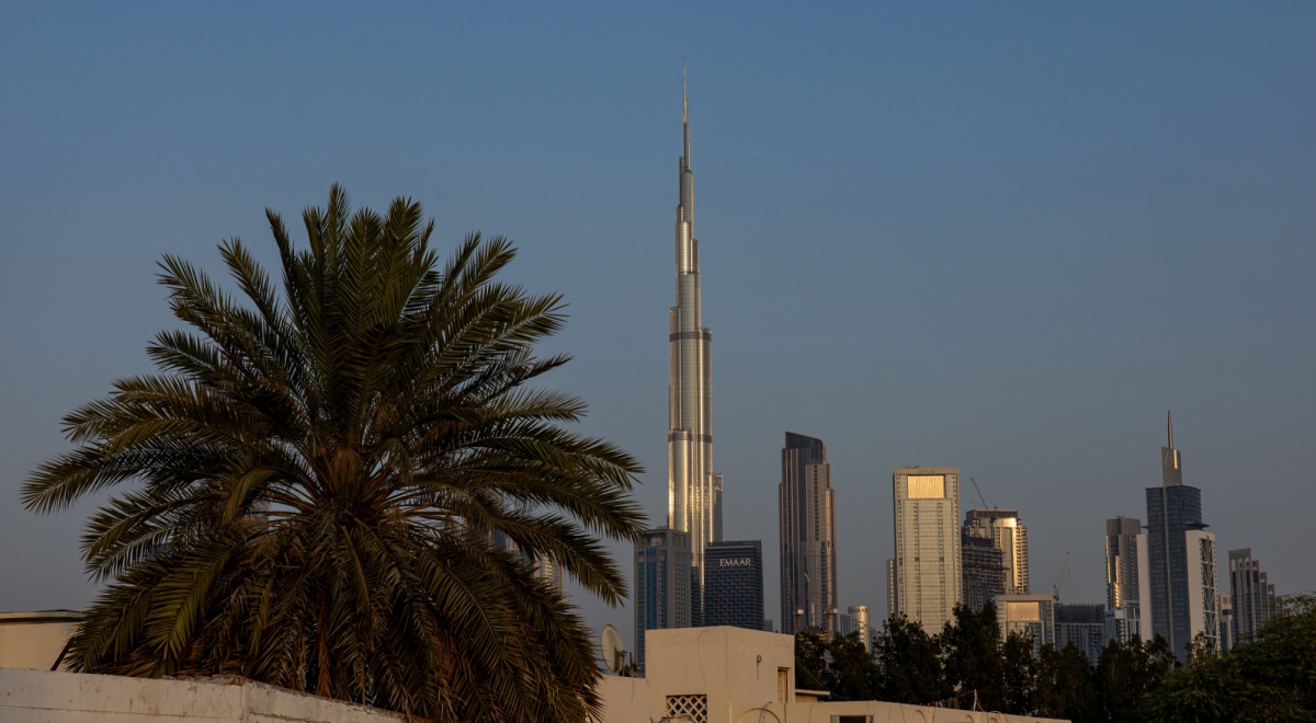 The Burj Khalifa skyscraper