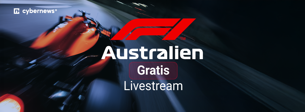 Formel 1, Australien, F1-Logo, Hintergrund schwarz