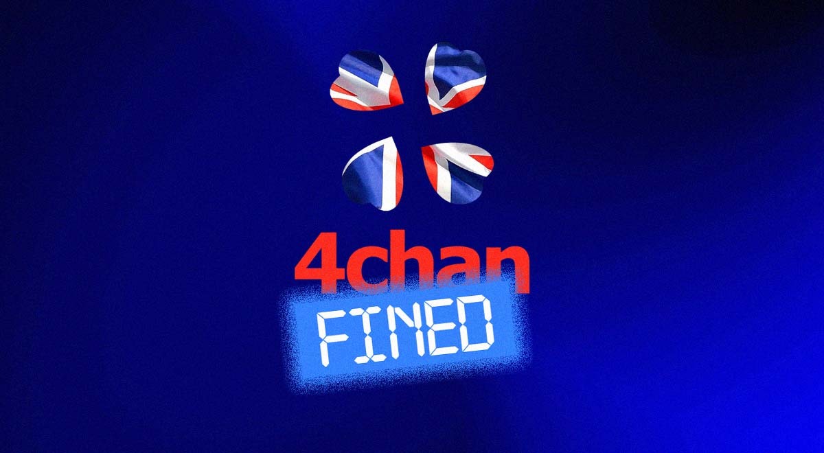 four chan logo in uk flag colors