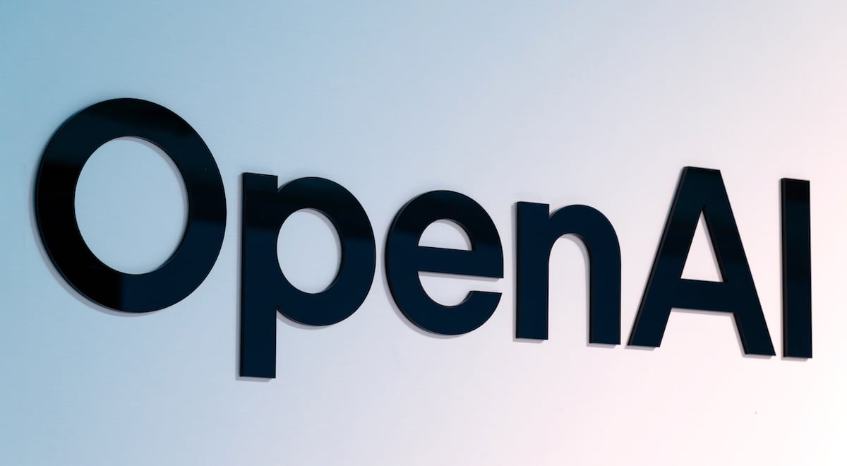 openai logo plaque