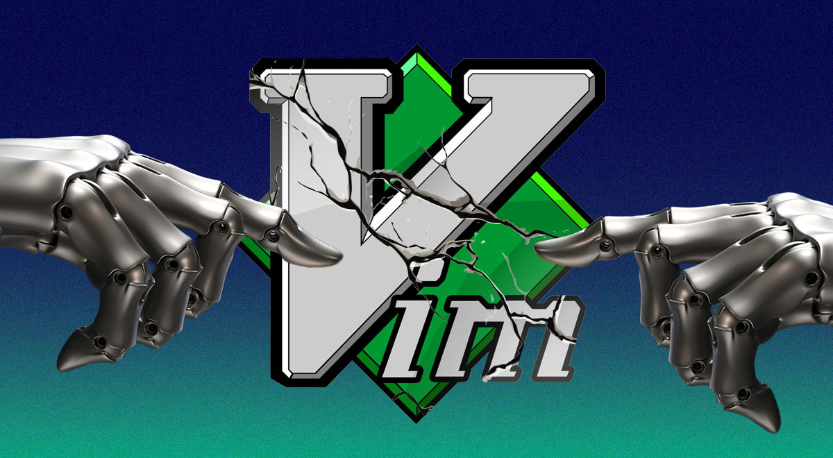 vim logo, ai