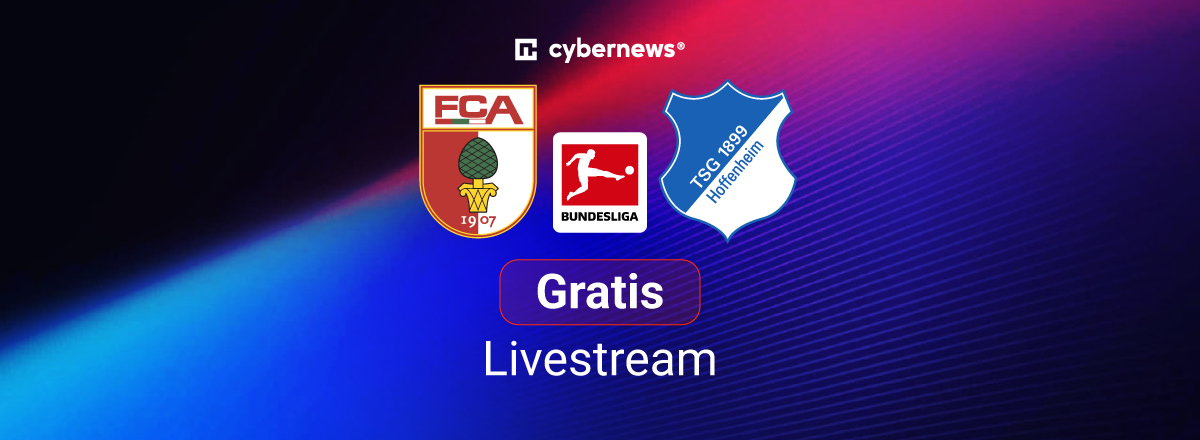 FC Augsburg - TSG Hoffenheim, Team Logos, kostenlos schauen
