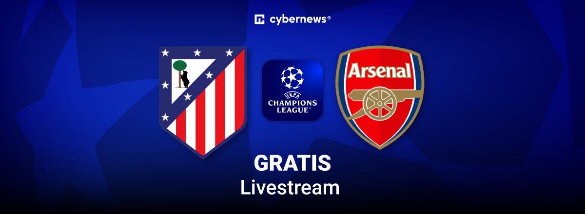 Atlético vs. Arsenal, Team Logos, Gratis-Livestream, blau
