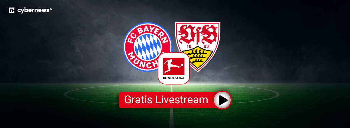 FC Bayern vs. VfB Stuttgart, Logos, Bundesliga kostenlos schauen