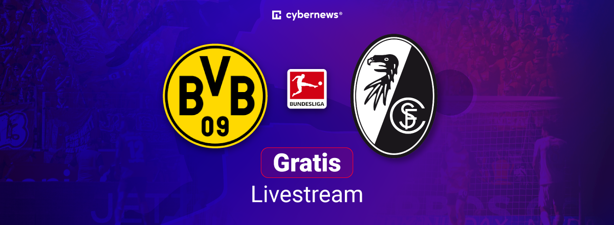BVB vs. SC Freiburg, Team Logos, Livestream