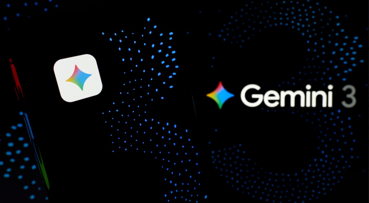 google gemini 3 logo, google gemini app logo, black sparkly background