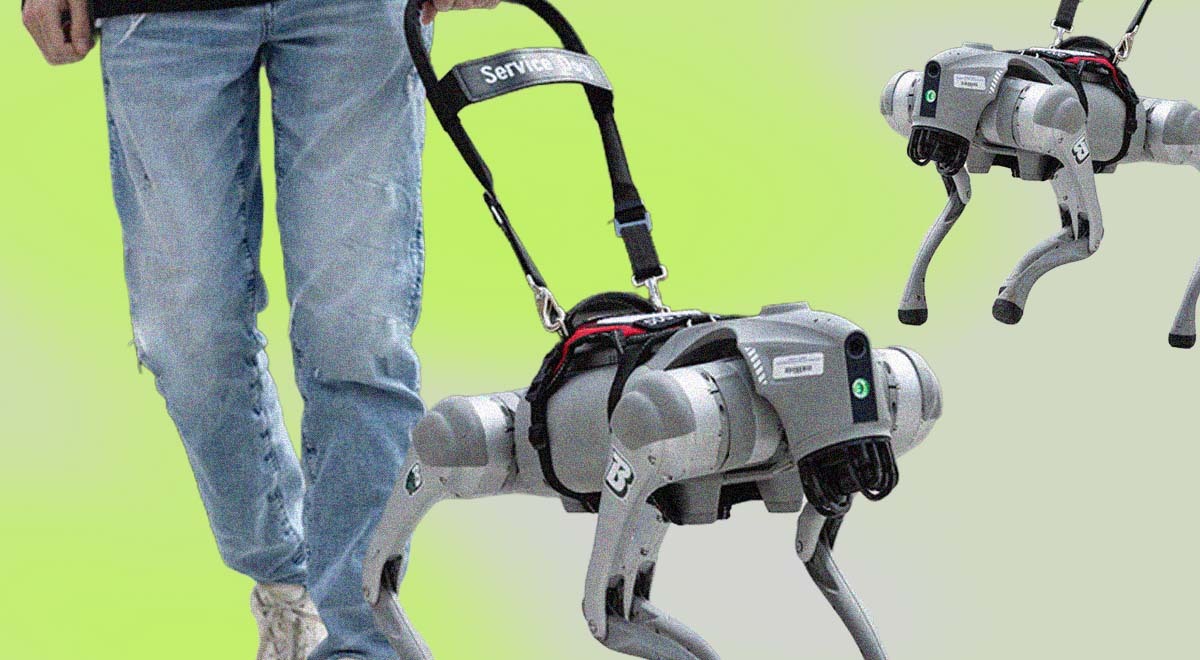 AI-powered robot guide dog