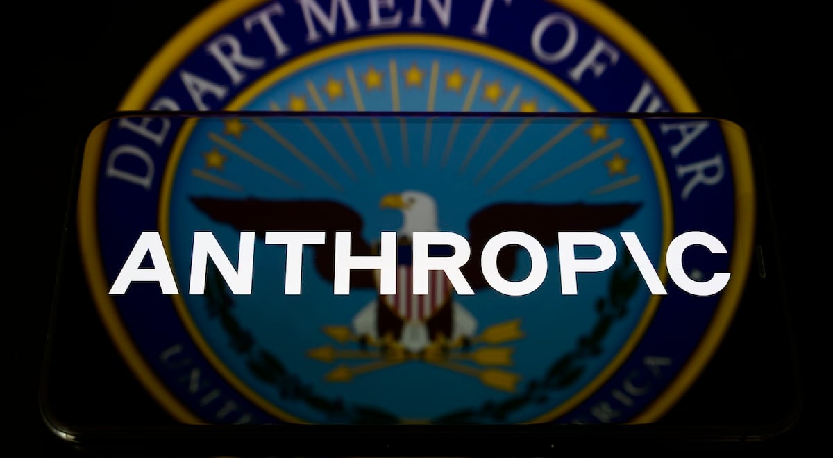 dow anthropic logo phone