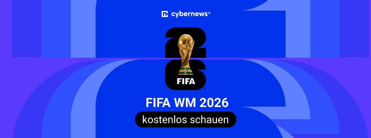 FIFA 2026 Logo, Gratis-Stream, blauer Hintergrund