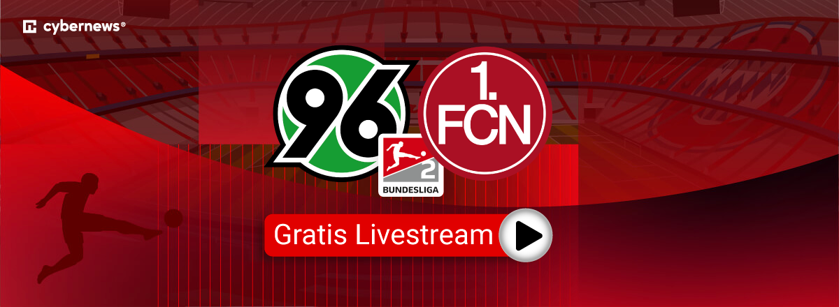 hannover 96 fc nuernberg, Logos, Livestream, rot