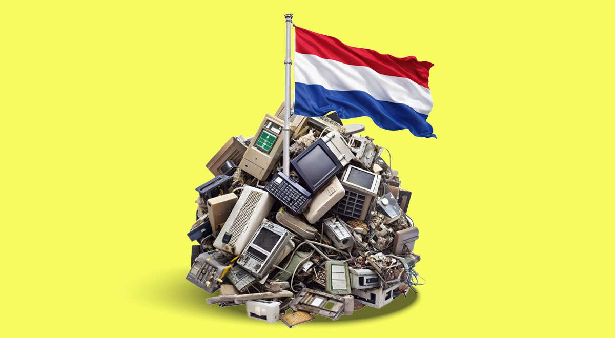 mountain of devices netherlands flag