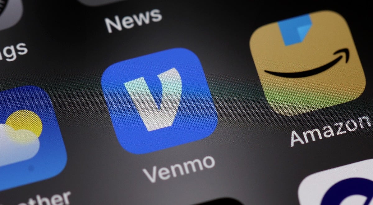 The Venmo app is displayed on an iPhone screen