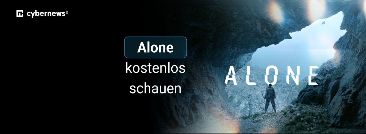 Alone, Survival-Serie, Höhle mit Schriftzug