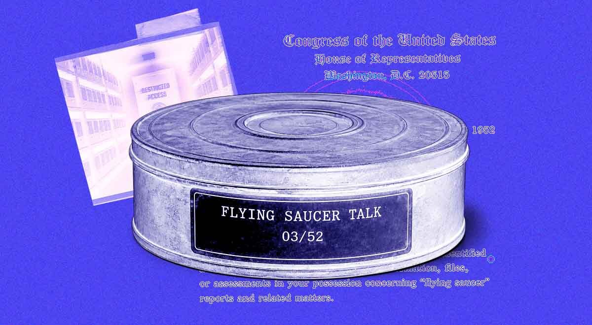 UFO congressional talks from an archival perspective.