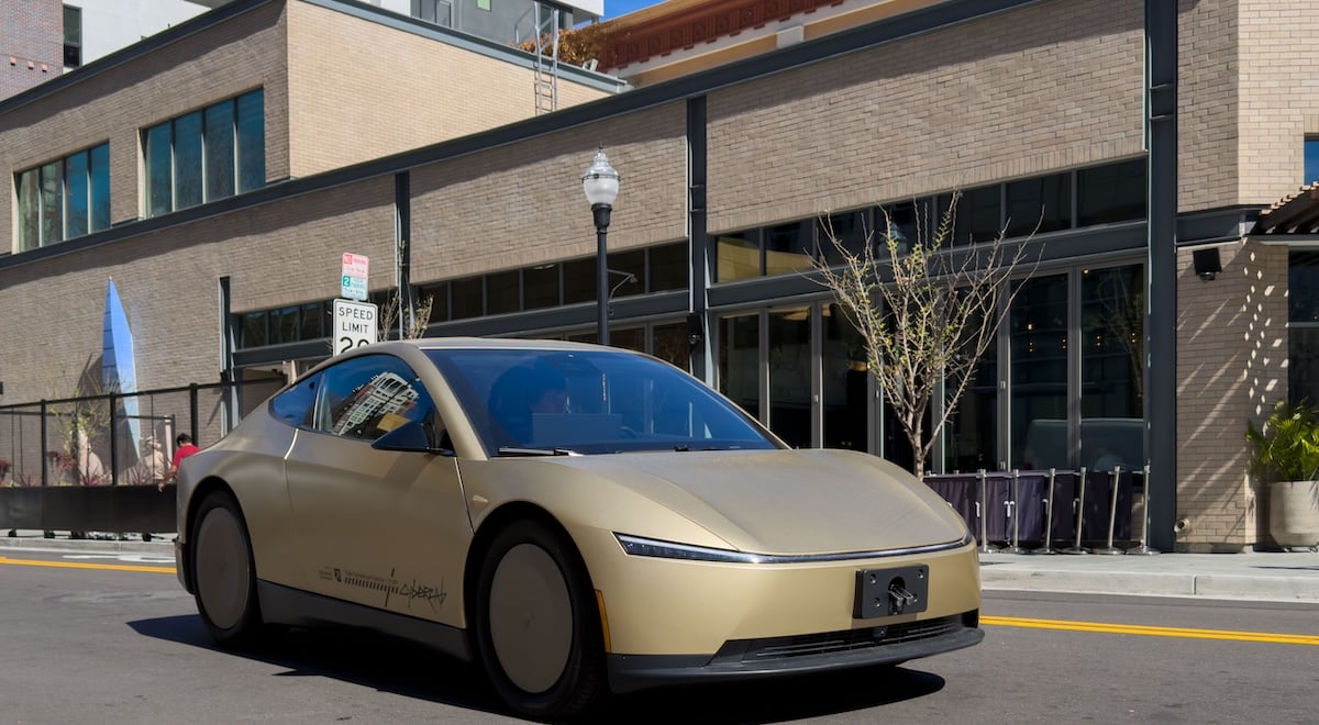 cybercab on street