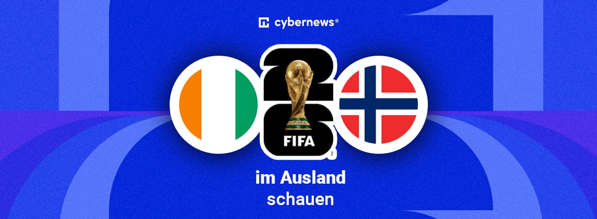 Elfenbeinküste vs. Norwegen, Flaggen, WM 2026, blau