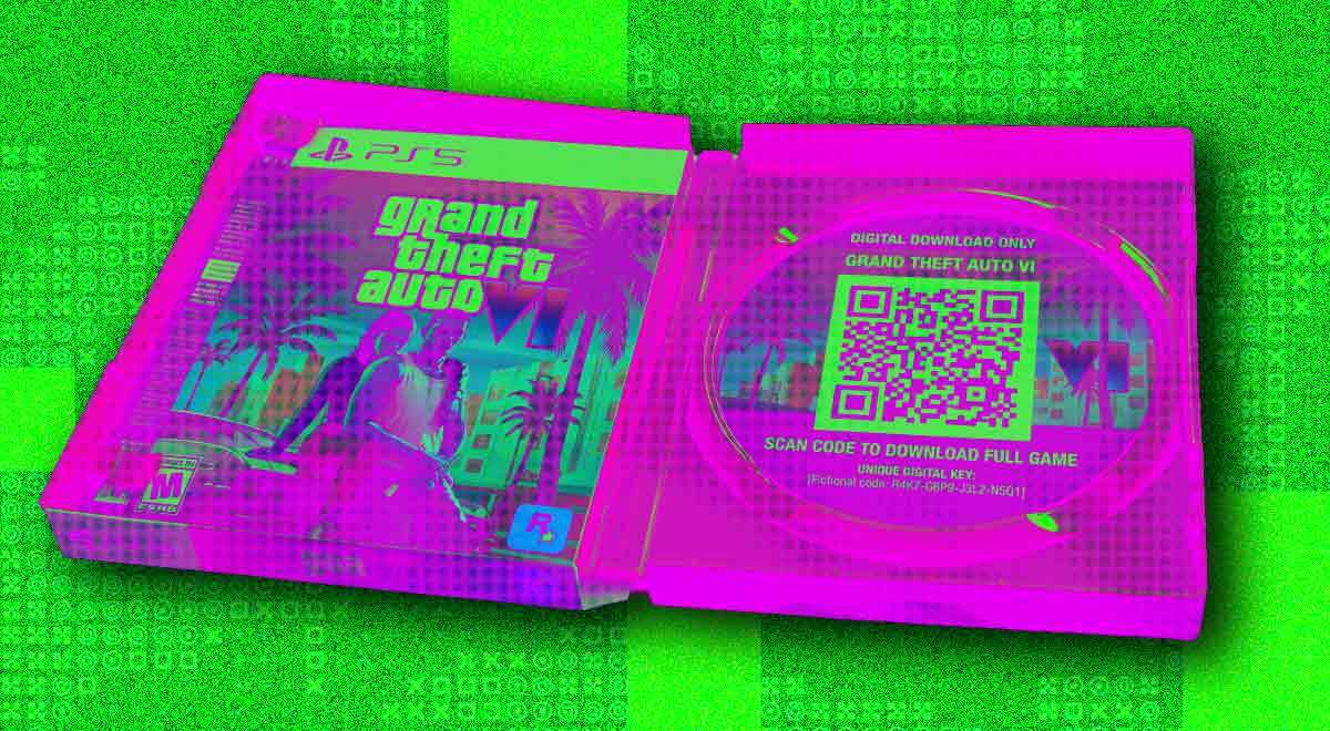 A GTA6 case with only a QR code within.