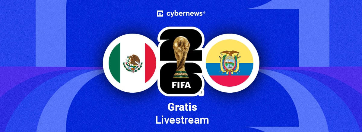 Mexiko vs. Ecuador, Flaggen rund, Livestream, blau