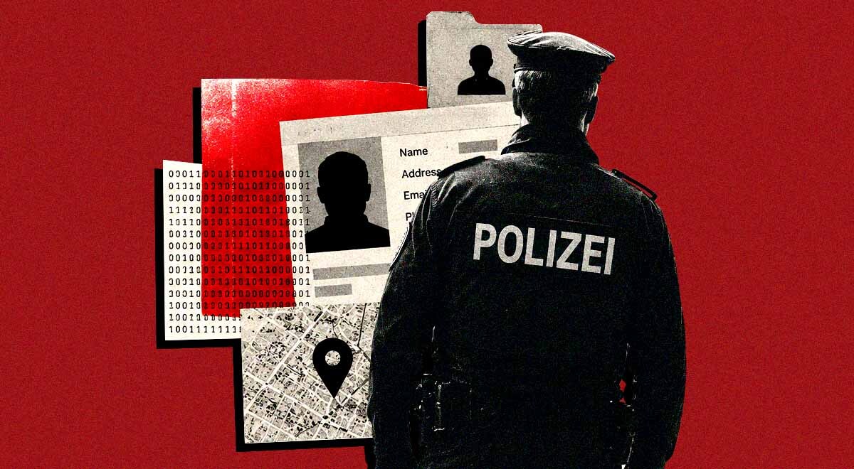 A German police officer, concept of personal data