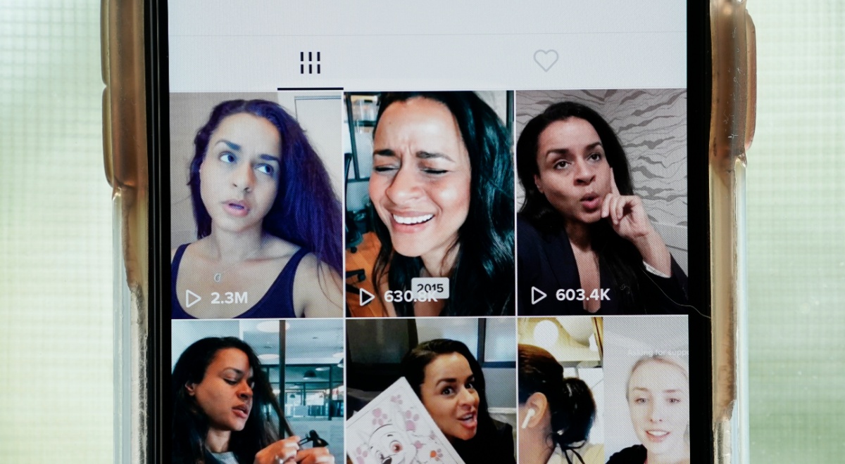 An influencer with viral trends.