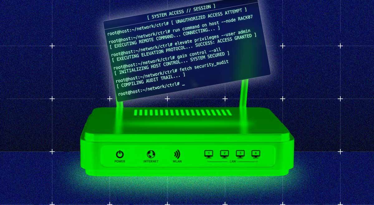 Hackers access routers 