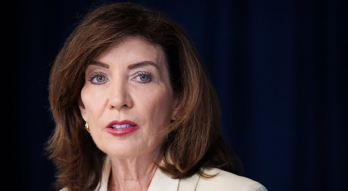 kathy hochul close up ny bloomberg