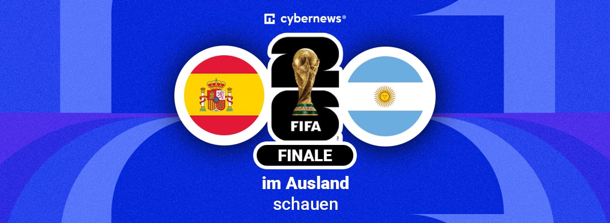 Spanien vs. Argentinien, Länderflaggen, WM-Finale 2026