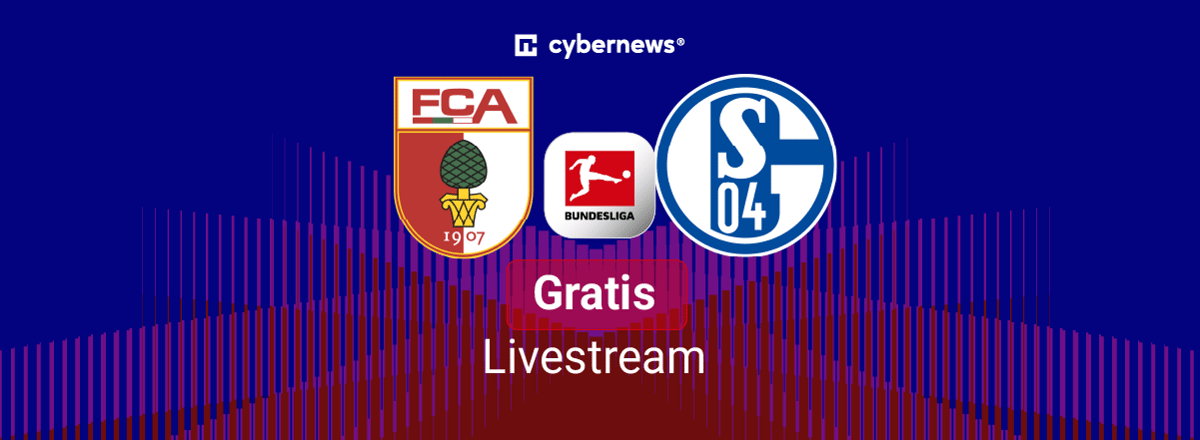 Augsburg vs. FC Schalke, Team Logos, Bundesliga, Gratis-Livestream