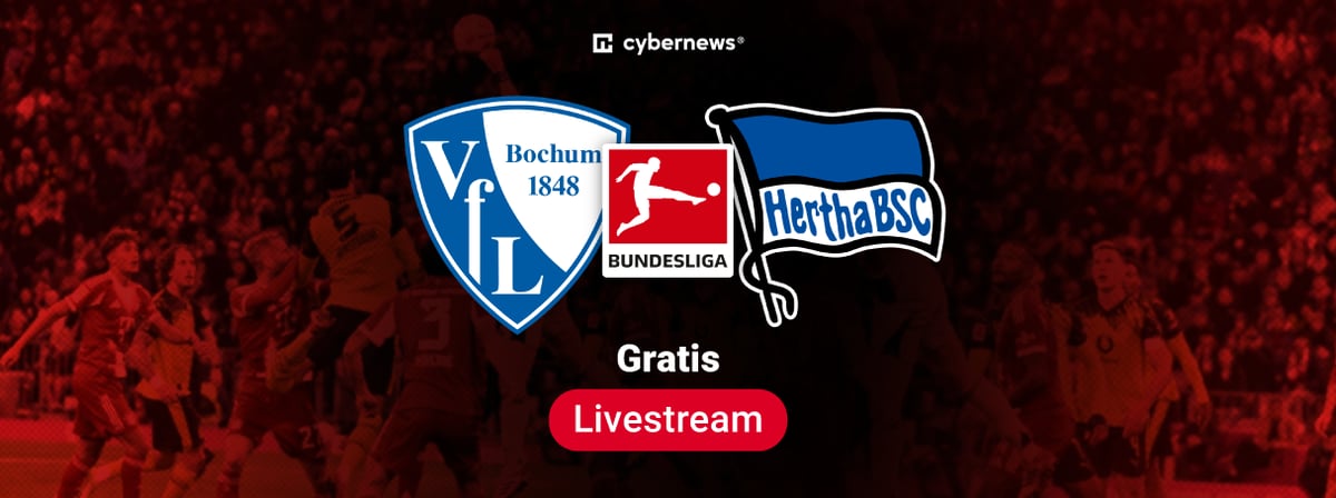 Bochum vs Hertha, Team-Logos, 2. Bundesliga Gratis-Livestream, rot