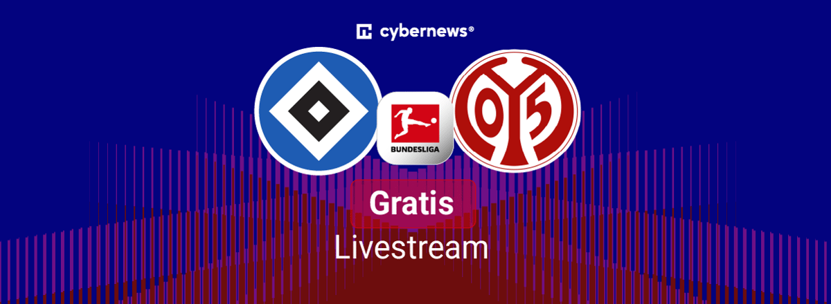 HSV vs. Mainz 05, Team Logos, Bundesliga, Gratis-Livestream