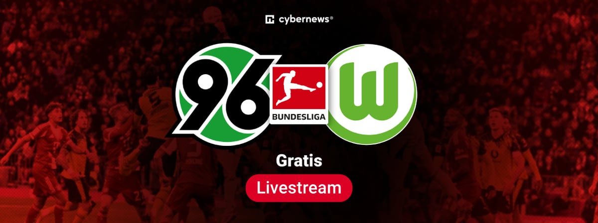 Hannover 96 vs Wolfsburg, Team-Logos, 2. Bundesliga Gratis-Livestream, rot