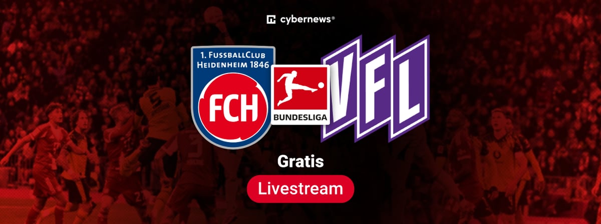 Heidenheim vs. VfL Osnabrück, Team-Logos, 2. Bundesliga Gratis-Livestream, rot