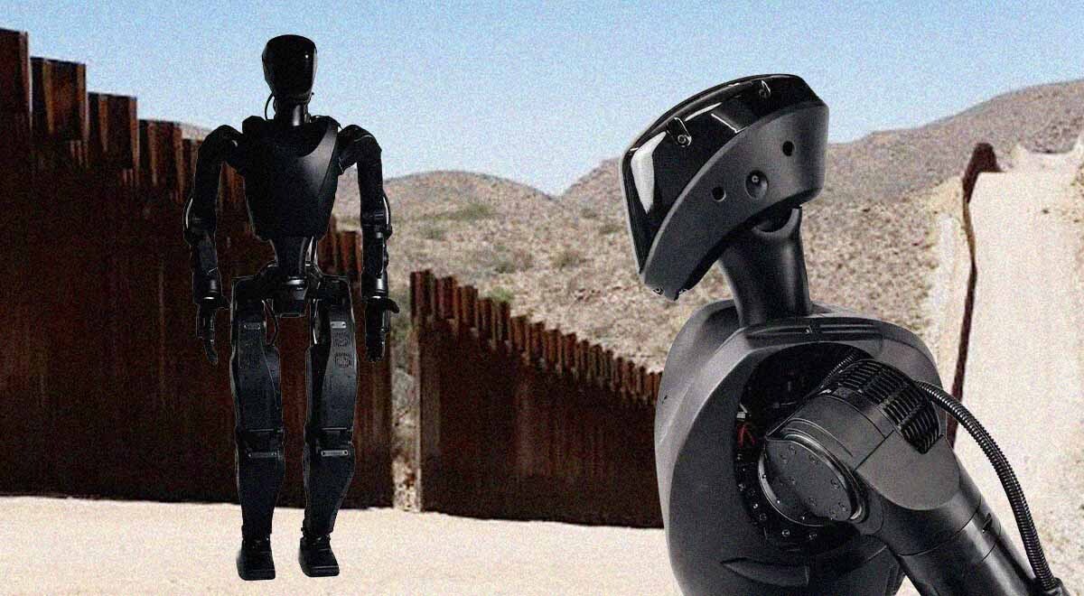 Humanoid robots at the US-Mexico border