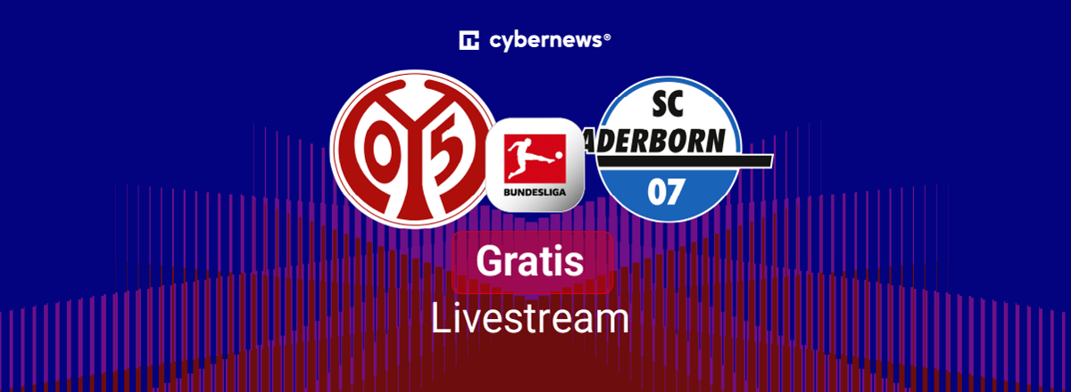 Mainz vs. Paderborn, Team Logos, Bundesliga, Gratis-Livestream