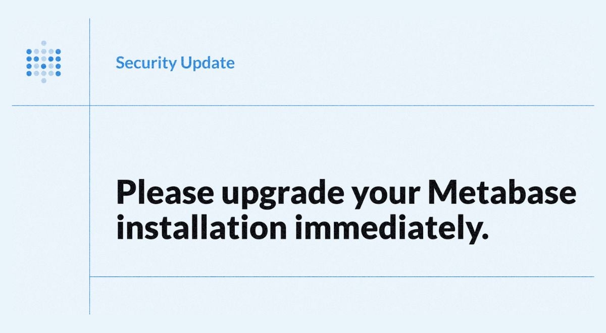 metabase zero-day warning