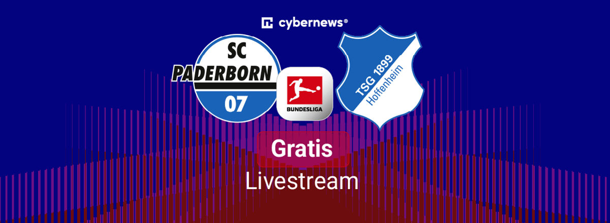 Paderborn vs. Hoffenheim, Team Logos, Bundesliga, Gratis-Livestream
