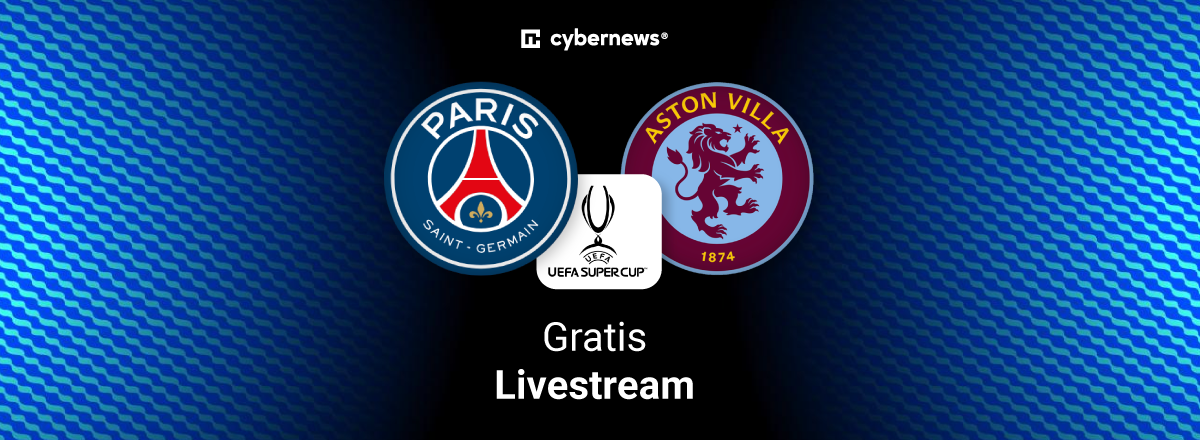 PSG vs. Aston Villa, Super Cup, blue
