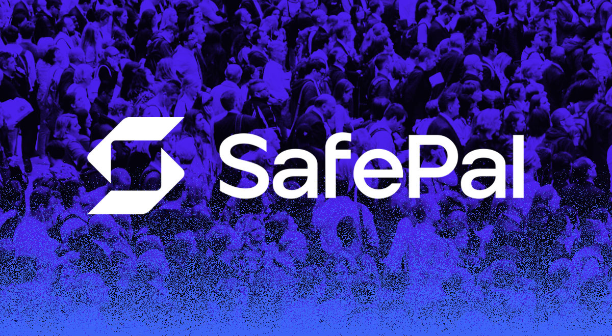 safepal logo in blue violet background