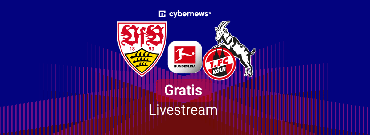 Stuttgart vs. Koeln, Team Logos, Bundesliga, Gratis-Livestream