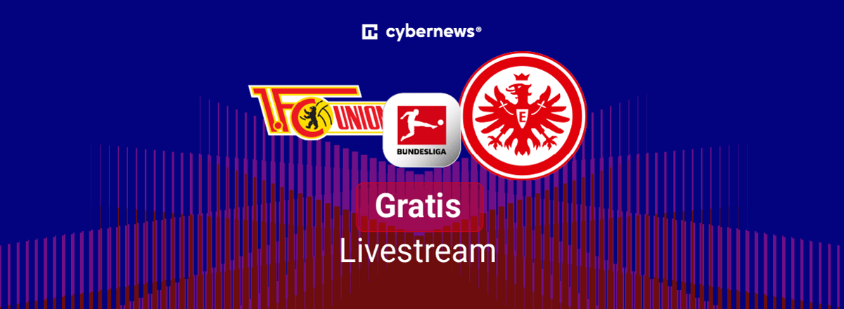 Union Berlin vs. Frankfurt, Team Logos, Bundesliga, Gratis-Livestream