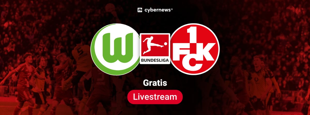 Wolfsburg vs. Kaiserslautern, 2. Bundesliga, roter Hintergrund