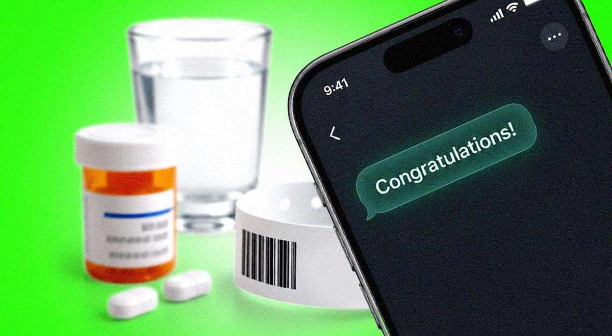 "Congrats" from a chatbot, alongside assisted suicide meds.