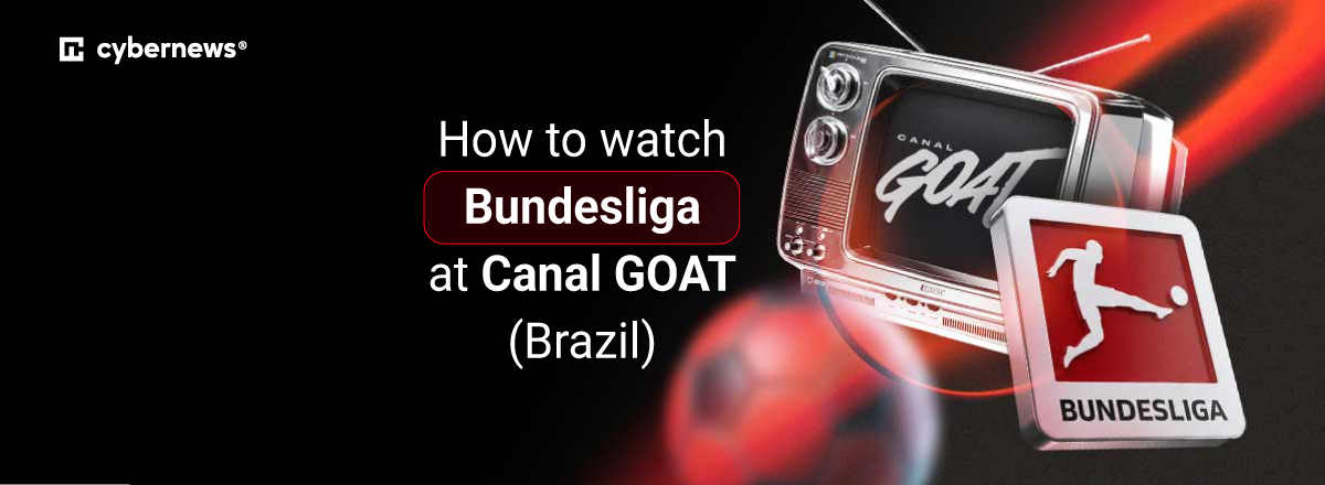 Bundesliga. Canal GOAT, Logo, schwarz-rot