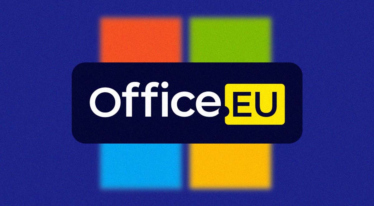 The logos of Euro-Office and Microsoft
