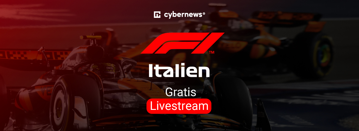 F1 Monza Italien, Gran Prix, Logo, Gratis-Livestream, rot