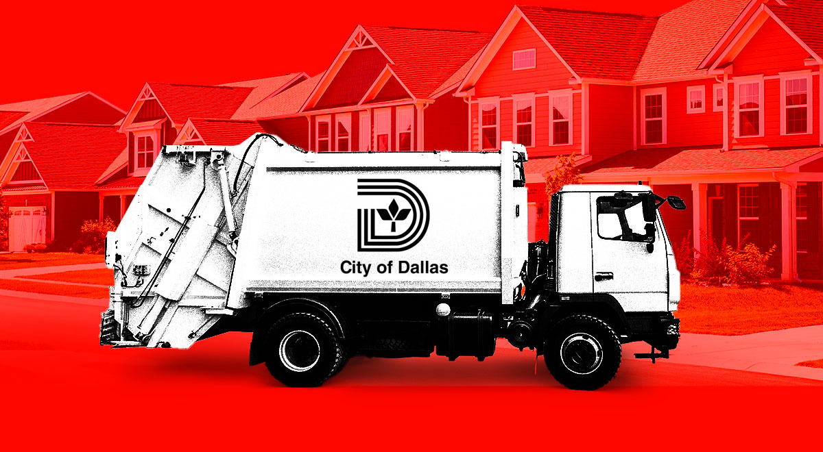 garbage truck dallas