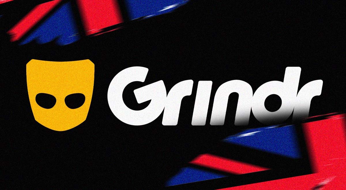 The logo of the Grindr app.